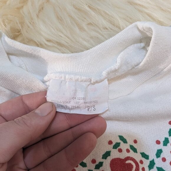 Vintage Teddy Bear Festive Crewneck Sweater Size Small - Picture 5 of 7